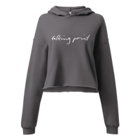 Image 1 of Talking Point Logo-Women's Cropped Hoodie