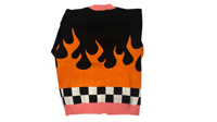 Image 2 of Checkers and Flame Cardigan 