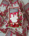 Pastel Guillotine | Clear Vinyl Sticker