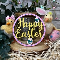 Image 1 of Happy Easter Hoop