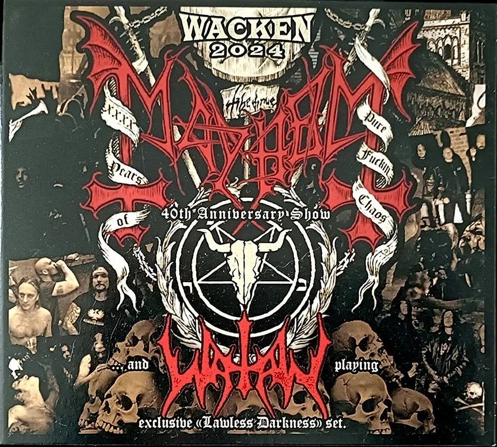 MAYHEM & WATAIN - Wacken 2024 (Digipak 2xCD) 
