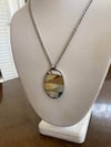 Vintage abalone pendant