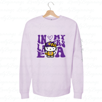 Image 3 of In My Lakers Era Hello Kitty Sweatshirt 