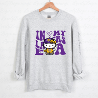 Image 1 of In My Lakers Era Hello Kitty Sweatshirt 