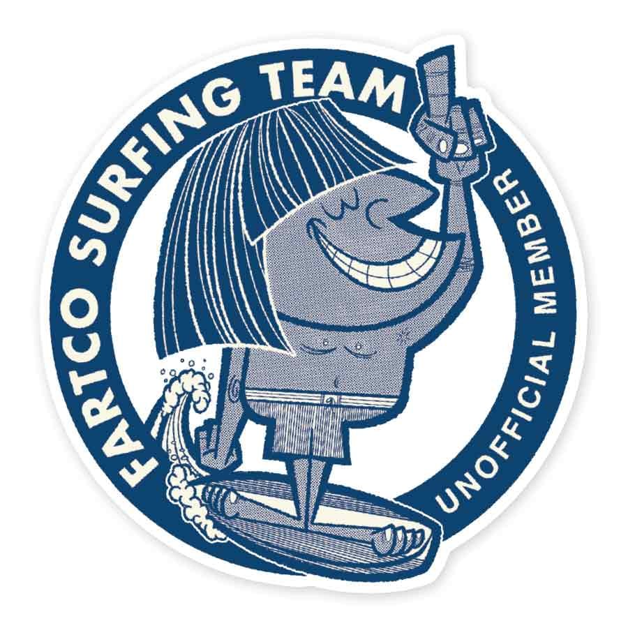 Image of Surfing Team Sticker