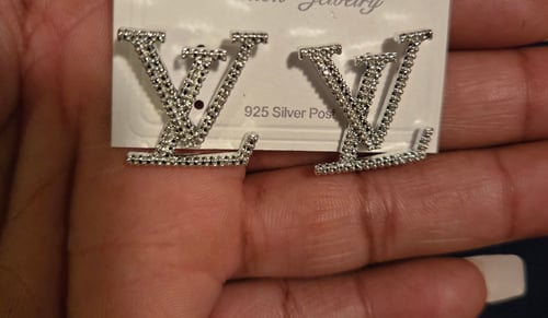 Image of Stylish Earrings- Silver