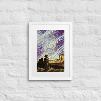 Image 1 of “Blue Blazes,” Matte Print 16x12 (Ltd.)