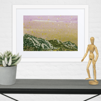 Image 2 of “Aspenglow,” Matte Print 12x16 (Ltd.)