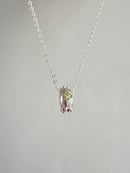 Image 3 of 4 Stone Textured Silver Bead