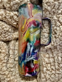 Image 1 of 20 oz Beautiful Crazy Tumbler w/Handle #31