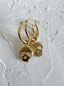 Image 1 of *MTO* Skull Charm Hoop Earrings