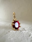 Image 1 of Rhodolite Garnet Claw Pendant