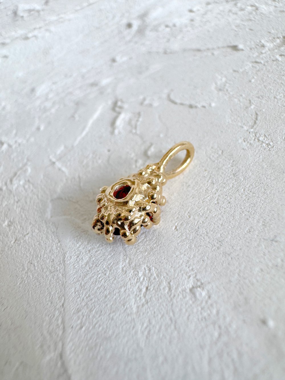 Image of Rhodolite Garnet Claw Pendant