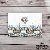 Thank You Card - Lots of Flowers