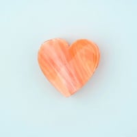 Image 1 of Pink Heart Hair Claw