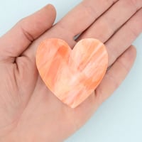 Image 3 of Pink Heart Hair Claw