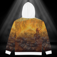 Image 2 of  Zip Hoodie en feu