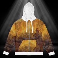 Image 1 of  Zip Hoodie en feu