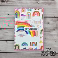 Rainbow Card - Happy Birthday