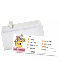 Image 1 of Personalized School Money Envelopes