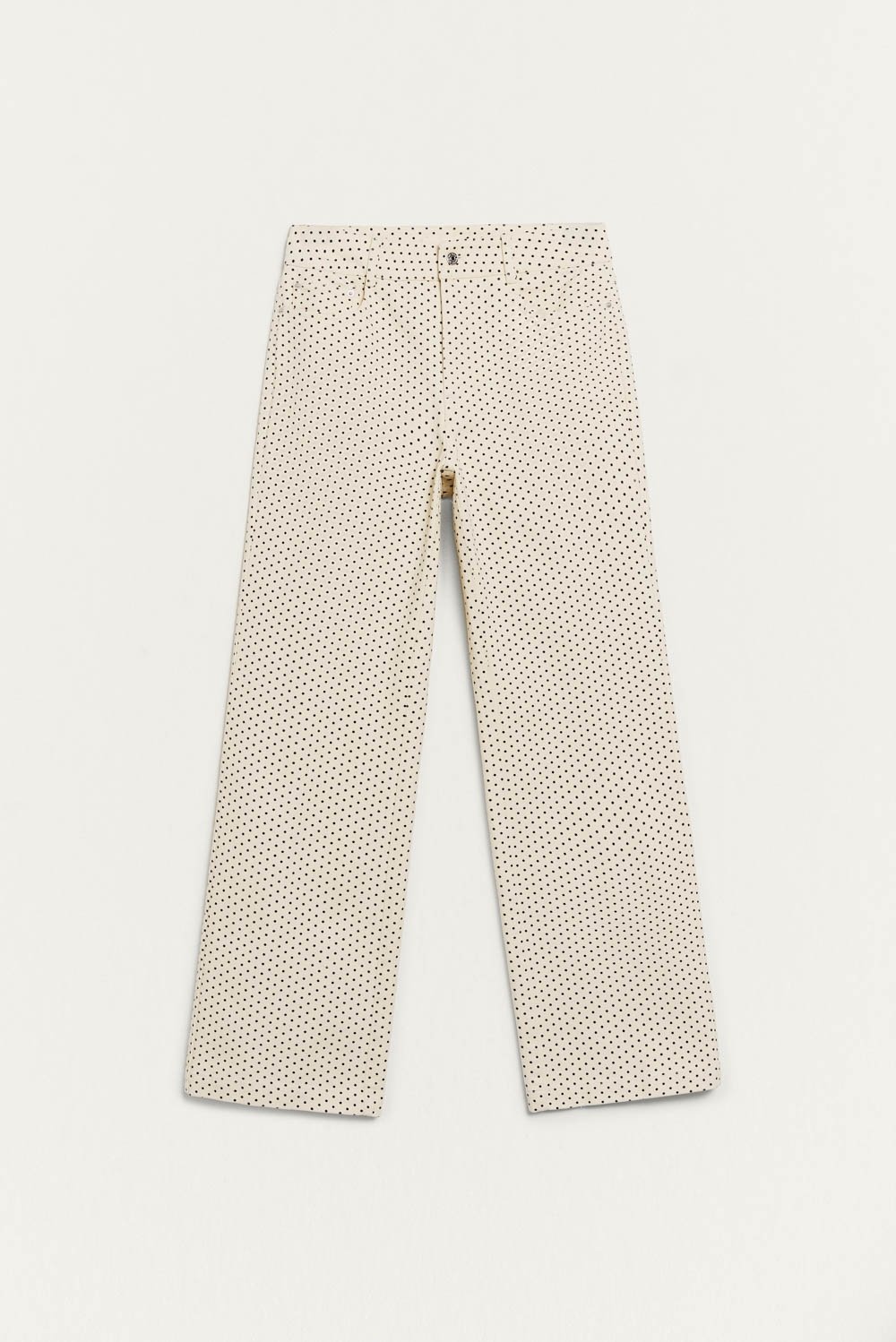 Image of 2-Pantalón Lunares Crudo Rocío