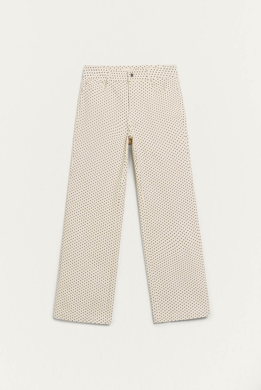 Image of 2-Pantalón Lunares Crudo Rocío