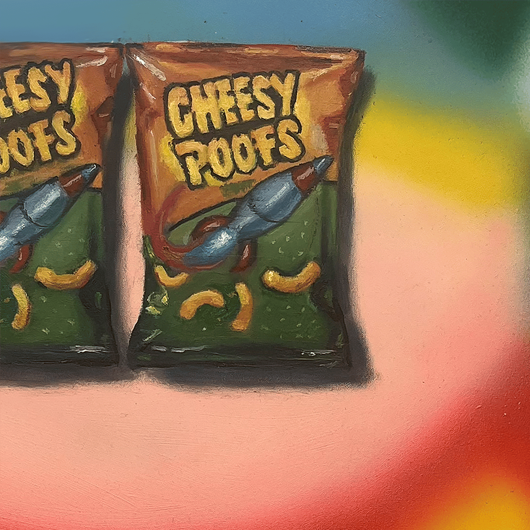 Image of ‘Cheesy Poofs’ by Timothy Gatenby