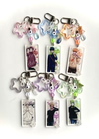 blue lock acrylic charms 