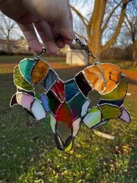 Image 3 of Scrappy Ram Head Glass Hangings (multiple)