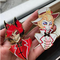 BIG Radio Apple Pins