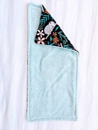 Image 2 of Blue Sloth Burp Cloth
