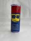 WD40 Themed  20oz Stainless Steel Tumbler Double Walled Lid And Metal Straw & Lid 