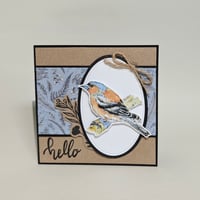 Hello - Rustic Bird (Small)