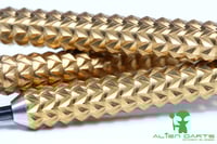 Image 1 of WEAVER Darts 90% Tungsten With Tri-Weave Grip Gold Ti coating.