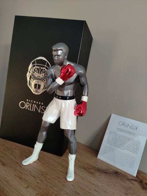Richard Orlinski Sculpture MUHAMMAD ALI THE LEGENDARY