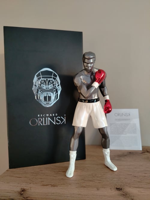 Richard Orlinski Sculpture MUHAMMAD ALI THE LEGENDARY