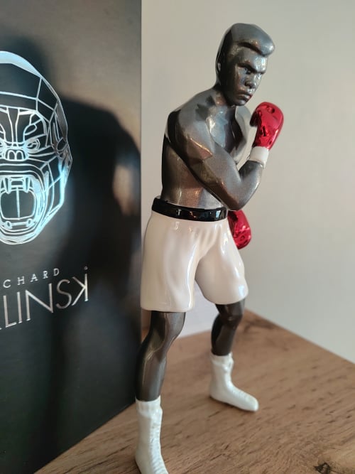 Richard Orlinski Sculpture MUHAMMAD ALI THE LEGENDARY