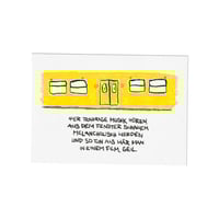 Bahn Melancholie A4