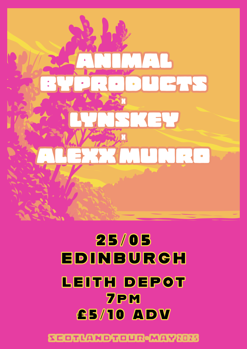 Image of Animal Byproducts x Lynskey x Alexx Munro LIVE IN EDINBURGH
