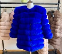 Image 1 of Natural Fox Fur Coat