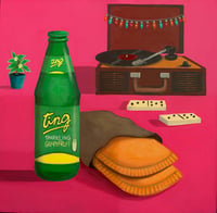 'Jamaican Patties and Ting' Print