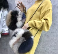 Image 1 of Real Fox Fur Handbag / Crossbody