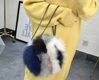 Image 4 of Real Fox Fur Handbag / Crossbody