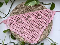 Image 2 of Crochet Pattern: Floral Granny Stitch Bandana