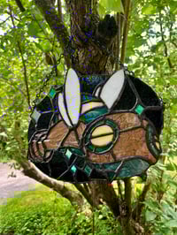 Dunsparce Glass Hanging