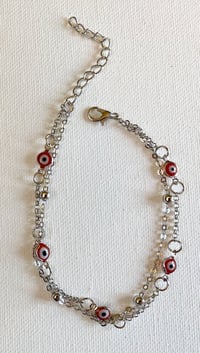 Image 1 of Evil Eye Anklet- Stay Protected- Red Evil Eye- Costume Jewelry