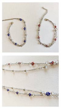 Image 2 of Evil Eye Anklet- Stay Protected- Red Evil Eye- Costume Jewelry