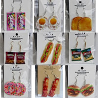 Image 5 of Food Dangling Earrings so you can look like a SNACK!