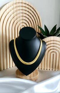 Image 1 of Gold Bold Herringbone Necklace