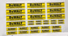 Dewalt style Personalised tool box stickers X 30 off